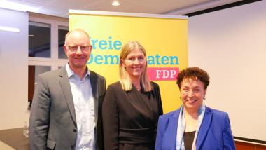 Dr. Timm Kern, Dr. Ann-Veruschka Jurisch und Birgit Homburger